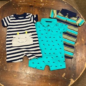 Brand new with no tags Carters bundle of rompers ! Brand new